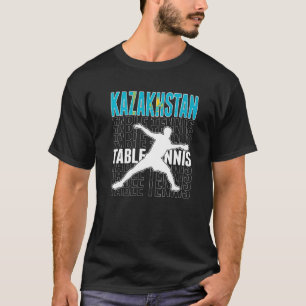 Camiseta Hinchas kazajos de tenis de mesa en ping con bande