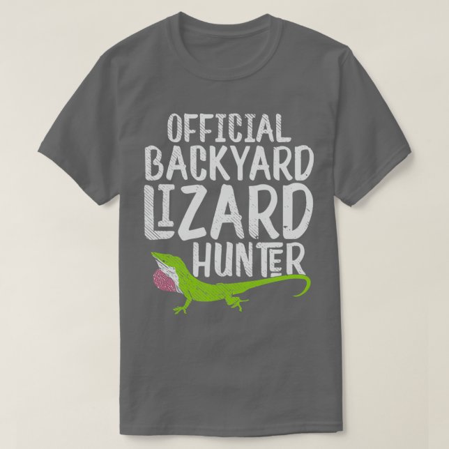 Camiseta Hinchas Reptiles De Lizard Hunter O Hombres (Diseño del anverso)