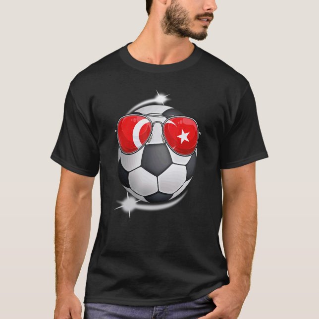 Camiseta Hinchas turcos de fútbol de vidrio solar (Anverso)