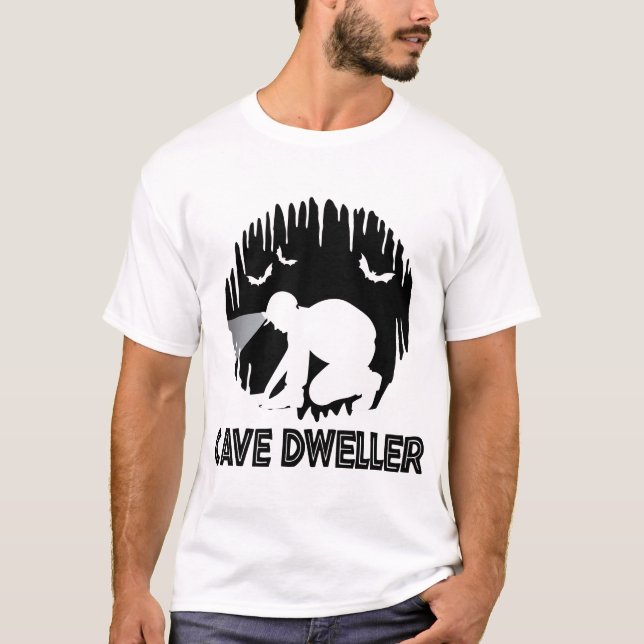 Camiseta Hinchera de cuevas - Espeleología de espeleología  (Anverso)