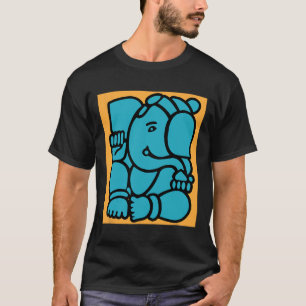 Camiseta Hindu Ganesha Puja Dios Elefante Yoga Meditación M