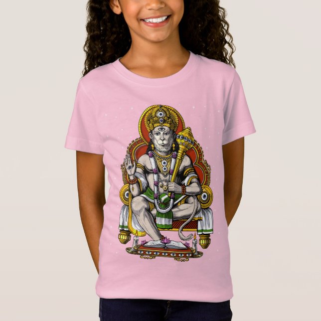 Camiseta Hindu God Hanuman (Anverso)
