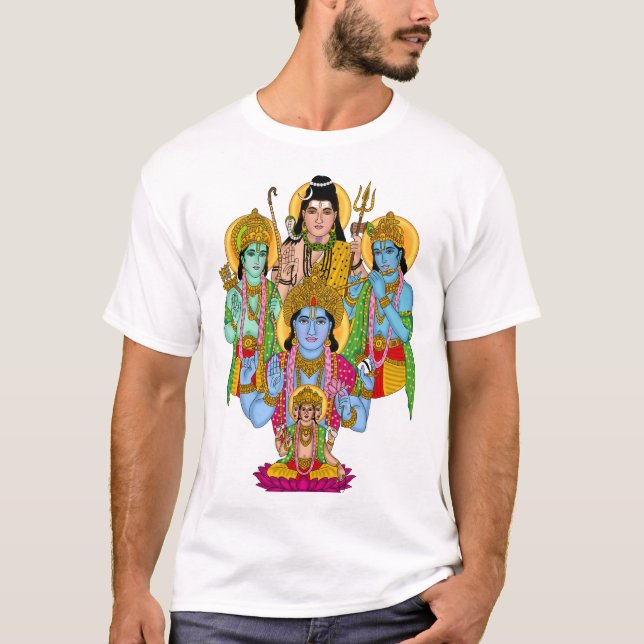 Camiseta Hindu Gods T-Shirt (Anverso)