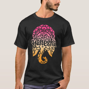Camiseta Hinduismo Ganesha India Meditación Budismo Elephan