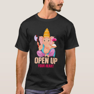Camiseta Hinduismo ganesha Yoga Meditación del Elefante Ind