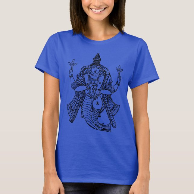 Camiseta Hinduismo: Vishnu (Anverso)