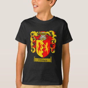 Camiseta Hines Family Crest,Escudo de armas