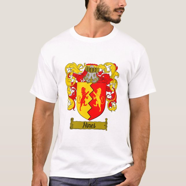 Camiseta Hines Family Crest,Escudo de armas (Anverso)