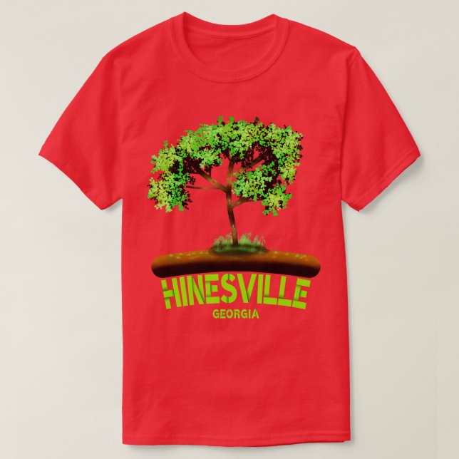 Camiseta Hinesville Georgia TShirt 5 (Diseño del anverso)