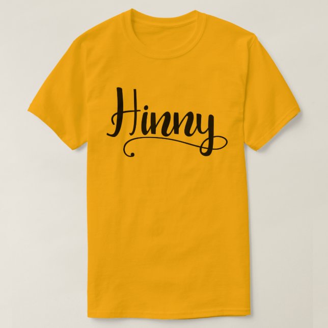 Camiseta Hinny Geordie Newcastle Dialect (Diseño del anverso)