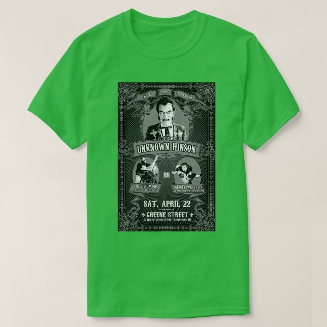 Camiseta Hinson desconocido (Diseño del anverso)