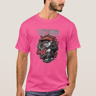 Camiseta Hip en la vieja escuela de Santa Cruz