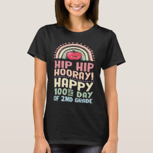 Camiseta Hip Hip Hooray Feliz 100° Día de Bohemi de segundo