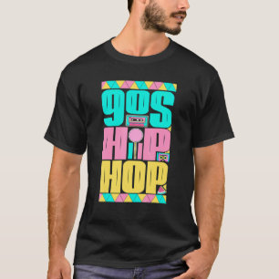 Camiseta Hip Hop 90s retro vintage para mujeres y hombres