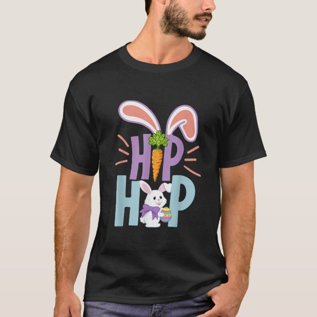Camiseta Hip Hop Bunny Easter Day  (Anverso)
