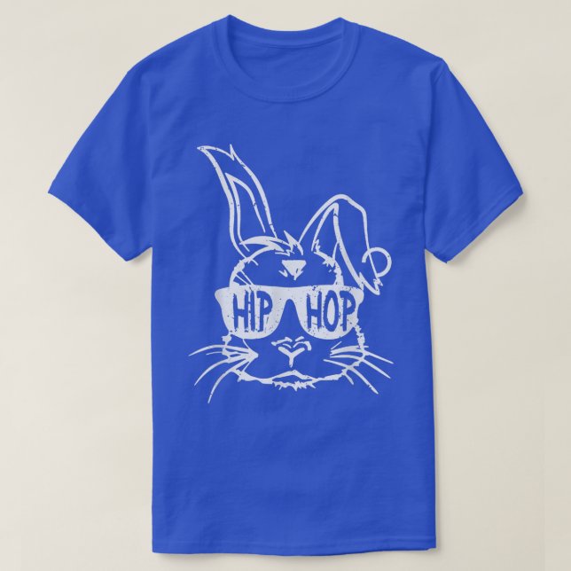 Camiseta Hip Hop Bunny Old School Rap Trap Music  (Diseño del anverso)