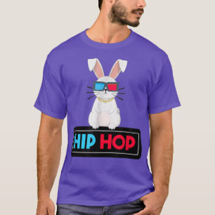 Camiseta Hip Hop Bunny Toddler Easter Bunny Rap