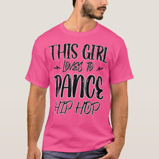 Camiseta Hip Hop Camisas Mujeres Chicas de breakdance Hipho