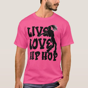 Camiseta Hip Hop Camisas Mujeres Chicas de breakdance Hipho