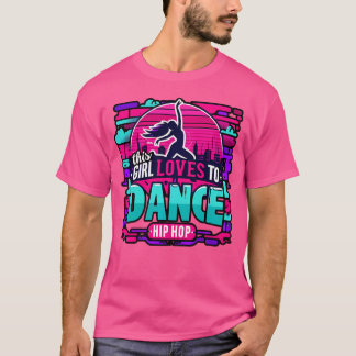Camiseta Hip Hop Camisas Mujeres Chicas de breakdance Hipho