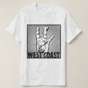 Camiseta Hip-Hop de la Costa Oeste