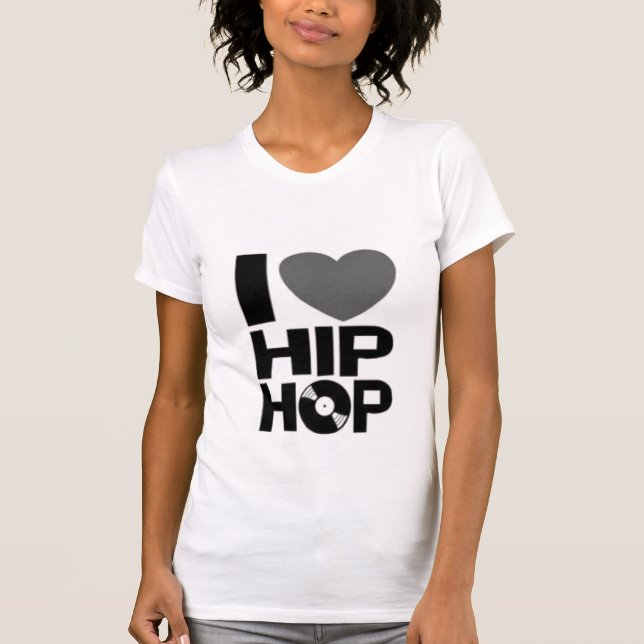 Camiseta Hip-hop del corazón I (Anverso)