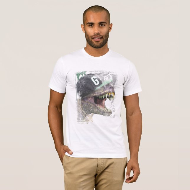 Camiseta Hip Hop, Dino Grill, Bling, (Anverso completo)