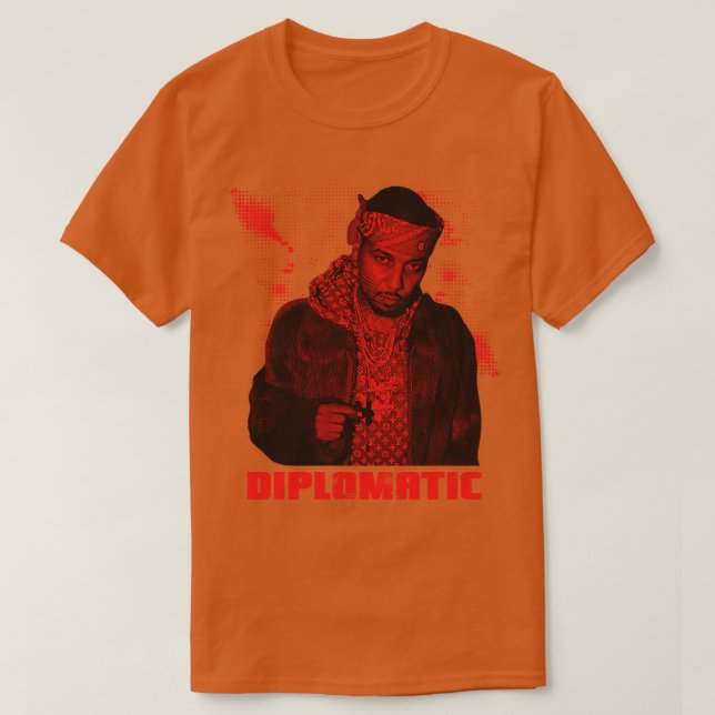 Camiseta Hip hop diplomático (Diseño del anverso)