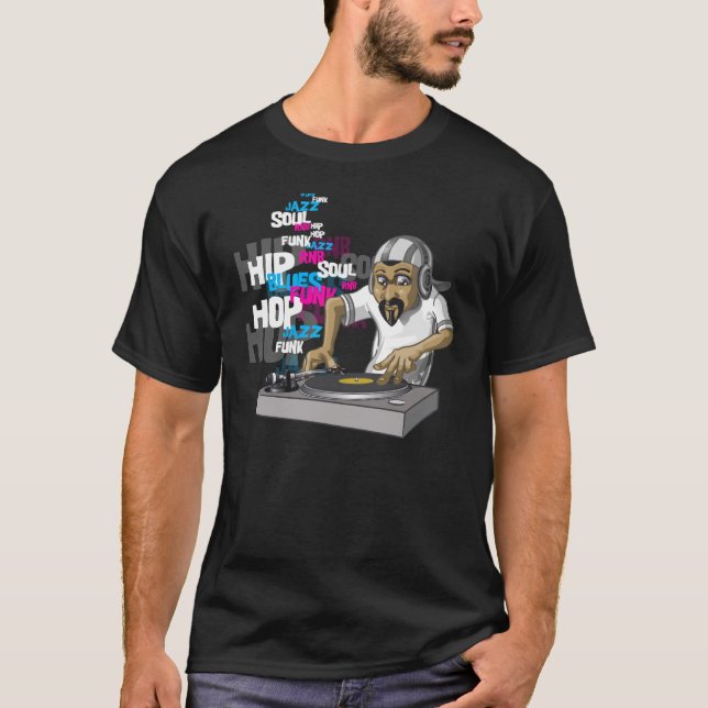 Camiseta Hip-hop DJ (Anverso)