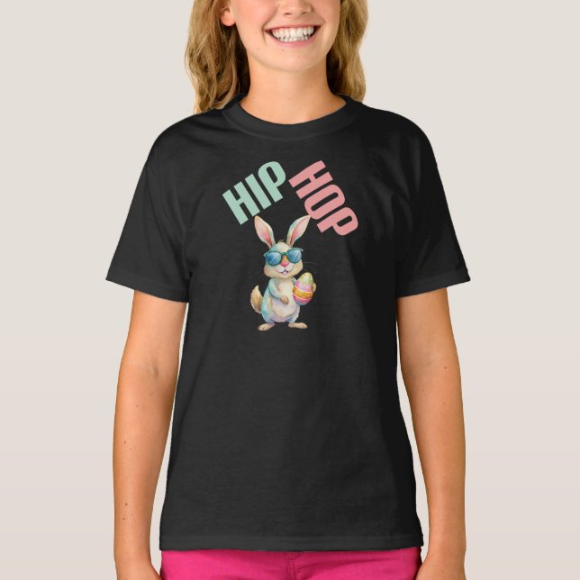 Camiseta Hip Hop Easter Bunny  (Anverso)