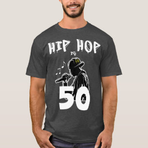 Camiseta Hip Hop es 50 50º Aniversario Rapper MC