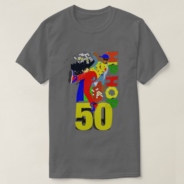 Camiseta Hip Hop es 50 Breakdance (Diseño del anverso)