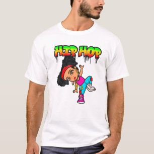 Camiseta Hip Hop es mi música Jam Rap bailando Melanin Brow