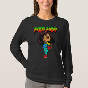 Camiseta Hip Hop es mi música Jam Rap bailando Melanin Brow