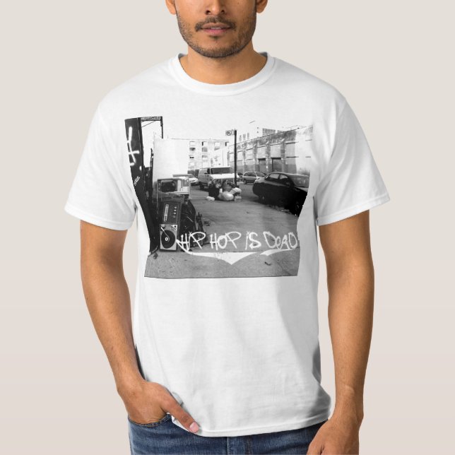 Camiseta Hip Hop es muerto (Anverso)