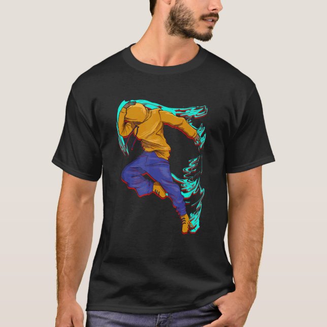 Camiseta Hip Hop Freestyle Breakdance Old School (Anverso)