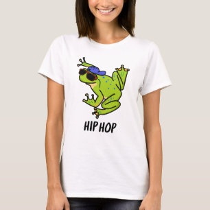 Camiseta Hip Hop Funny Hopping Frog Pun