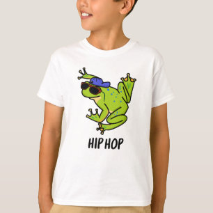 Camiseta Hip Hop Funny Hopping Frog Pun