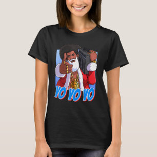 Camiseta Hip Hop Ghetto Santa Claus Navidades Gangster