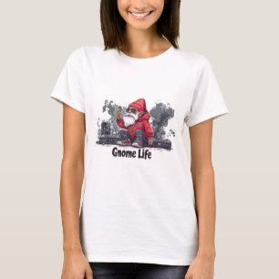 Camiseta Hip Hop Gnome Ilustracion - Gnome Life