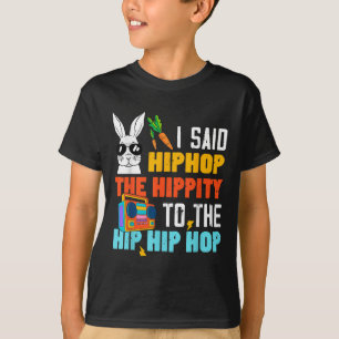 Camiseta Hip Hop Hippity Funny Easter Bunny Boys Chicas