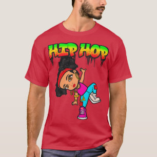 Camiseta Hip Hop Is My Jam Rap Music Dancing Melanin Brown 