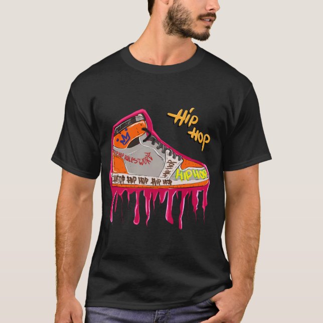 CAMISETA HIP HOP JORDAN SHOES (Anverso)