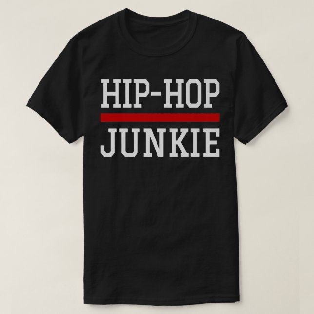 Camiseta Hip Hop Junkie DJ MC Bboy Graffiti Golden Era Rap (Diseño del anverso)
