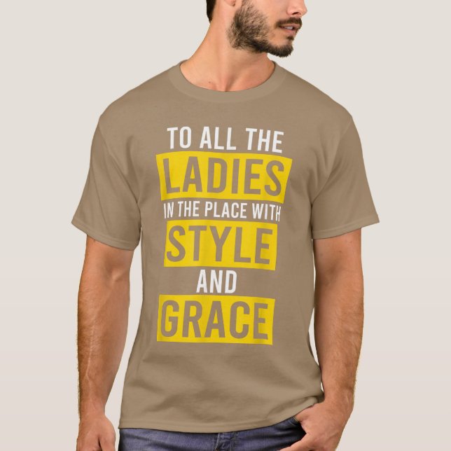 Camiseta Hip Hop Ladies Style Grace Quote Rapper Musician g (Anverso)