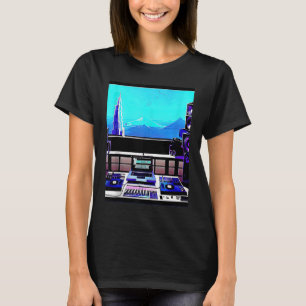 Camiseta Hip hop lo fi chillhop ritmos relajantes estética 