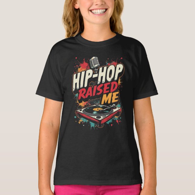 Camiseta Hip-Hop me elevó - Diseño de Rap Urbano (Anverso)