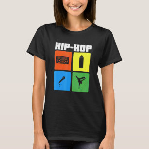 Camiseta Hip Hop Música Old Retro School Rap Dj