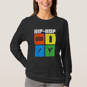 Camiseta Hip Hop Música Old Retro School Rap Dj