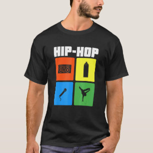 Camiseta Hip Hop Música Old Retro School Rap Dj